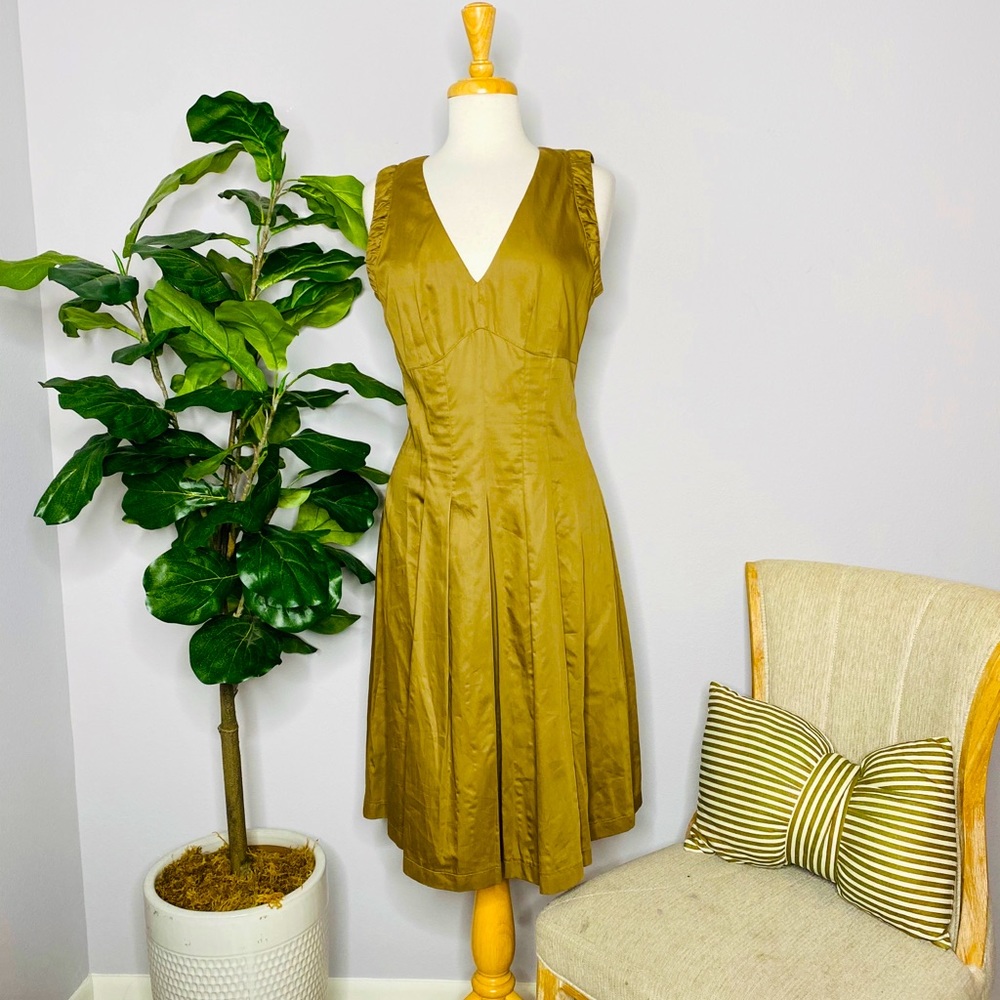 COPY - PESERICO DK KHAKI DRESS